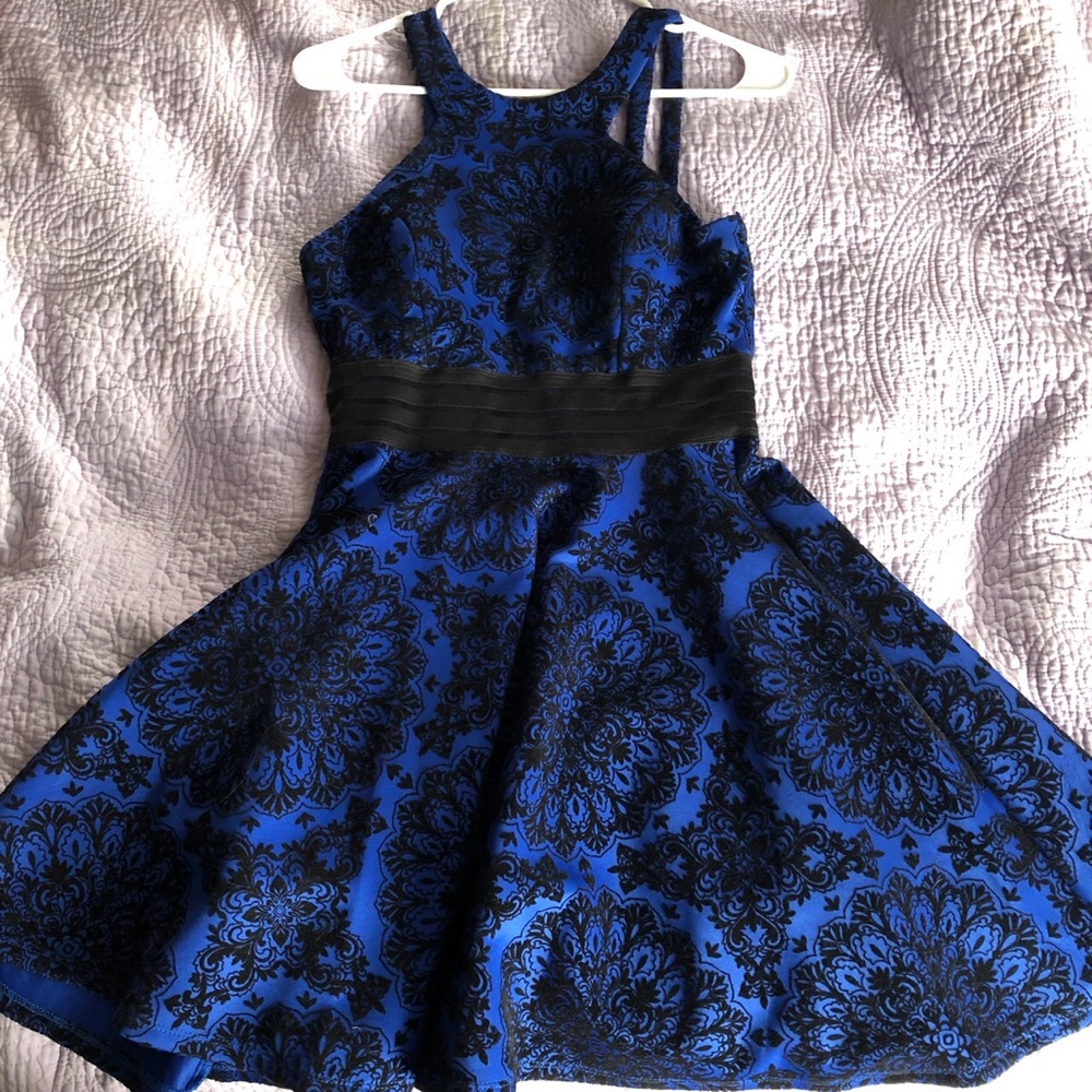 Blue & Black Dress💙